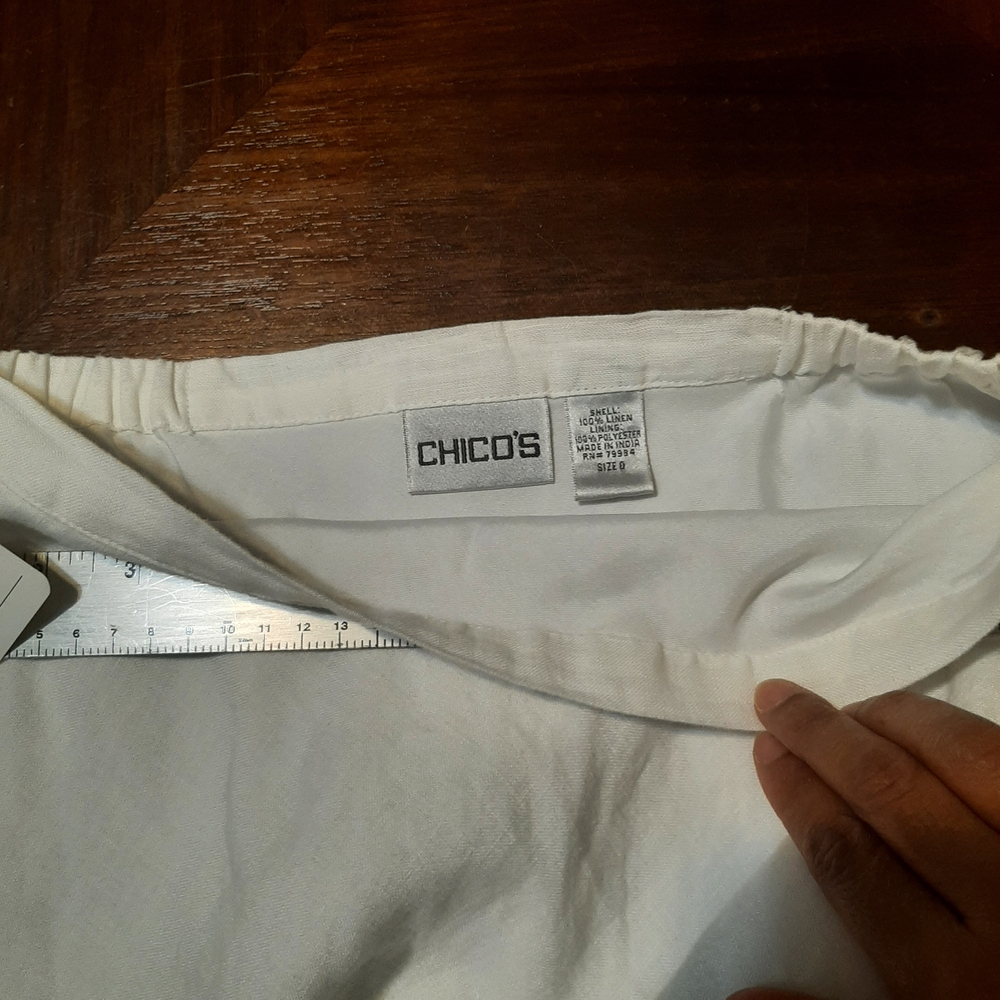 Elegant White Women's Skirt - Picture 4 of 14